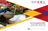 ECUADOR - International Labour Organization · En marzo de 2018, el empleo adecuado fue del 41,1% de la PEA, sin embargo de forma desagregada, este alcanza el 50,1% en el área urbana