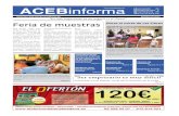 ACEBinforma - acebbenalmadena.es · contabilidad@portalaceb.es, C/Parra, s/n, Edif. ACEB, Arroyo de la Miel Septiembre 2010 ACEBinforma Publicidad 3. Muchas visitas, pero menos consumo