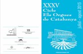 XXXV - agendapriorat.cat · Otras diferencias de las Vacas Sebastián Aguilera de Heredia Obra de 1er tono (1561 - 1627) Adriano Banchieri Canzon undecima “La Organistina Bella”