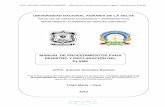 UNIVERSIDAD NACIONAL AGRARIA DE LA SELVA · 2017-03-22 · ARTEMIO GONZALES RAMIREZ - Manual de Procedimientos para registro y declaración PLAME 1 aprender el UNIVERSIDAD NACIONAL
