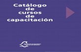 Catálogo de cursos de capacitación · de formación y capacitación para atender lo previsto en los ar - tículos 188 y 191 de la Ley de Participación Ciudadana del Distri-to Federal.