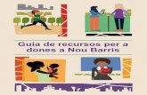 Guia de recursos per a dones a Nou Barris - Barcelona...Guia de recursos per a dones a Nou Barris Aquesta publicació és fruit de la col·laboració entre representants del teixit