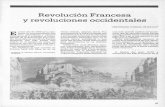 RevoluciónFrancesa revoluciones occidentales · 2014-09-06 · RevoluciónFrancesa yrevoluciones occidentales En este año de 1989seha cele- brado un acontecimiento que tuvo importancia