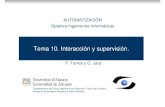 › dspace › bitstream › 10045 › 18439 › 1 › Tema 10_Interacción … · AUTOMATIZACIÓN Optativa Ingenierías InformáticasTransmisión de información entre dispositivos