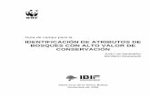 IDENTIFICACIÓN DE ATRIBUTOS DE BOSQUES CON ALTO VALOR …d2ouvy59p0dg6k.cloudfront.net/downloads/cartilla_abavc_ok.pdf · SIGLAS - IBIF • Instituto Boliviano de Investigación