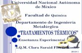 Universidad Nacional Autónoma de México Facultad de Química · 2018-08-10 · Templabilidad “Ensayo Jominy”. (Exposición) 3 Fecha tentativa 19 de Octubre 2019 “Esta práctica