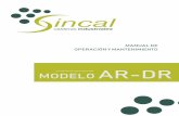 MANUAL DE OPERACIÓN Y MANTENIMIENTO - Sincal · 2018-09-21 · CALDERAS DE AGUA CALIENTE SINCAL AR-DR-0 2 Sistemas Industriales de Calderas, S.L. C/ Afiladores, Nave 12.1.1 (Pol.