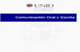 Comunicación Oral y Escrita · comunicación oral y escrita. ... se compone de una estructura ordenada con introducción, desarrollo y conclusión, su función es transmitir lo ...
