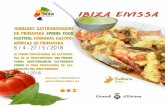 IBIZA EIVISSA - Gastronomía y CíaIBIZA EIVISSA JORNADES GASTRONÒMIQUES DE PRIMAVERASPRING FOOD FESTIVAL JORNADAS GASTRO-NÓMICAS DE PRIMAVERA 6 / 4 - 27 / 5 / 2018 III FÒRUM PROFESSIONAL