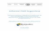 Informe FAO Argentina · 2014-08-21 · Anexo del documento AG1. Contiene tablas de datos y gráficos varios de los valores de caudales medios mensuales y anuales y de precipitaciones