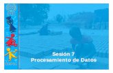 Sesión 7Sesión 7 Procesamiento de DatosProcesamiento de Datosucw-project.org/attachment/procesamiento_datos.pdf · 2020-02-05 · Procesamiento de Datos “El procesamiento de datos