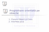 Programare orientată pe obiecte - UTClujusers.utcluj.ro/~raluca/poo/Curs/POO05.pdf · 2019-11-11 · POO4 - T.U. Cluj 4 Exemplu Scrieti o clasa care sa stocheze obiecte de tipul