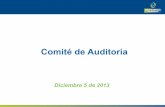 Comité de Auditoría · Cajas Menores Capacitación por parte de la Gerencia de Contabilidad y la Oficina de Sistemas (SAP) Conciliaciones entre efectivo, vales de gastos, anticipos