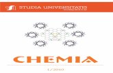 Chemia 1 2010 - Babeș-Bolyai University · 2010-04-30 · ANUL LV 2010 S T U D I A UNIVERSITATIS BABE Ş-BOLYAI CHEMIA 1 Desktop Editing Office: 51 ST B.P. Hasdeu Street, Cluj-Napoca,