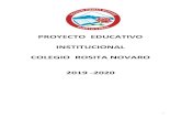 Comunidad Escolar - PROYECTO EDUCATIVO ......“colegio” Rosita Novaro. En el año 2015 fue seleccionado para ser partícipe del Programa Ministerial PACE, que otorga gratuidad al