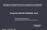 Proyecto GAS DE CAMISEA. Perú · perro de monte, armadillo gigante y tapir o sachavaca. Identificación de anidamiento de tortugas (Pozo Kimaro) • Inspecciones diurnas y nocturnas