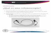 COLONOSCOPÍA ¿Qué es una colonoscopía? · La información proporcionada por AGA Institute no constituye evaluación médica y no se debe tomar como un sustituto de la consulta