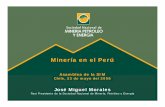 Minería en el Perú - Sociedad Nacional de Minería · Antamina Efecto US$ Millones Yanacocha Exportaciones Evolución de las exportaciones mineras. El Estado ha percibido de modo