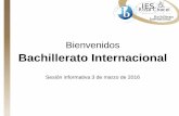 Bienvenidos Bachillerato Internacionalies.rosachacel.colmenarviejo.educa.madrid.org/documentos/... · 2016-03-10 · Bachillerato Internacional Competencia comunicativa Tras escuchar