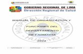 MANUAL DE ORGANIZACIÓN Y FUNCIONES DEL …hdhuacho.gob.pe/transparencia/gestion/MOF/MOF_ DPTO_DE... · 2018-04-07 · (ROF) y Cuadro para Asignación de Personal (CAP) de las Unidades