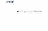 Manual del usuario WF-6590 · Manual del usuario WF-6590 ... 6 Cómo introducir su nombre de usuario y contraseña para imprimir..... 132 Cómo seleccionar los ajustes de impresión