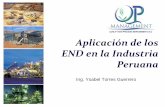 Aplicación de los END en la Industria Peruana...Ensayos No Destructivos “Se denomina ensayo no destructivo a cualquier tipo de prueba practicada a un material que no altere de forma