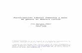 Título documento (Heading 1) · Web viewParticipación laboral femenina y bono de género en América Latina