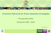 Comisión Nacional de Áreas Naturales Protegidas 2010.pdfpasando de una asignación original de 210 mdp a 191.2 mdp. Antecedentes. Presupuesto 2010: 1. Con el propósito de consolidar