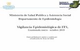 Vigilancia Epidemiológica de ITS,epidemiologia.mspas.gob.gt/files/Publicaciones 2019/VIH...ITS: Casos notificados por edad Guatemala enero- octubre 2019. Fuente: Sigsa 3 n = 4759