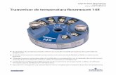 Transmisor de temperatura Rosemount 148 · Hoja de datos del producto Febrero de 2014 00813-0109-4148 Rev FA El transmisor de temperatura básico ofrece una solución rentable para