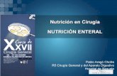 Nutrición en Cirugía NUTRICIÓN ENTERALsociedadvalencianadecirugia.com/wp...enteral_arago.pdf · Recomendaciones ESPEN A. PERIOPERATORIO-Riesgo de desnutrición grave durante 10-14