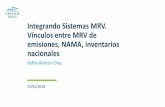 Integrando Sistemas MRV. Vínculos entre MRV de emisiones, NAMA, inventarios …conferencias.cepal.org/carbon2018/Martes 23/Pdf/Soffia... · 2018-01-23 · de reporte 3 Tipos de Inventarios