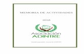 MEMORIA DE ACTIVIDADES 2018 - Asociacion Adintre- Actualizar y Organizar listado de usuarios beneficiarios (quincenalmente TS). - Abrir local de reparto (TS). - Organización de alimentos