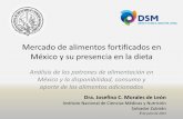 Mercado de alimentos fortificados en México y su presencia en la … · 2016-08-29 · Cereales para desayuno 14.3% Pan 13.0% Bebidas lácteas saborizadas 2.7% Leche 26.8% Leche