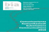 Comunicaciones Komunikazioakbiarchitecture.org/bia2016/wp-content/uploads/2016/07/... · 2017-01-03 · la que ha cristalizado en el Máster Plan de Zaha Hadid, pero que han tenido