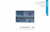 Layher es el sistema de andamios - Sistema Blitz Instrucciones de montaje y uso ... · 2019-10-23 · nanzas de seguridad, también en la industria. Se puede conseguir más información
