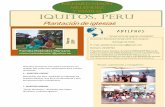 RICHARD NIXON MELENDEZ Y FAMILIA IQUITOS, PERU · 2019-04-06 · evangelístico, capacitación en evangelismo juvenil, materiales como folletos evangelísticos, biblias para compartir