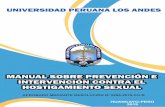 UNIVERSIDAD PERUANA LOS ANDES...Prevención e intervención contra el Hostigamiento Sexual en la Comunidad Universitaria” entre el personal docente, administrativo y estudiantes
