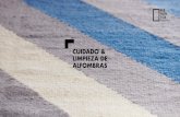 CUIDADO & LIMPIEZA DE ALFOMBRAS...de esta forma de aspirar y limpiar tu alfombra de lana pura tejida completamente a mano. • Como en todas las alfombras realizadas en tejido plano