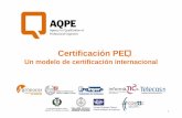 AQPE v5 es · 10 Beneficiarios del PE • Sociedad, porque dispone de un certificado que permite identificar la calificación del profesional de la ingeniería, títulos actuales