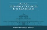 Real ObseRvatORiO de MadRid · 2018-03-22 · La Estación de Calar Alto se constituye con las dependencias del IGN en el Centro Astronómico hispano-alemán de Calar Alto, situado
