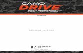 CAMO DRIVE · CAMO® DRIVE™ es una herramienta versátil que le permite la fijación frontal, de clips o de bordes de tablas de madera, compuestos o PVC a la subestructura de las