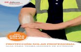 USA CREMA SOLAR · Artificial Solar 15 A 20 MINUTOS de exposición al sol sin protección, sin enrojecimiento de la piel o quemaduras por ... el grado de protección necesario y las