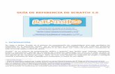 GUÍA DE REFERENCIA DE SCRATCH 2 - Junta de Andalucía · 2. INTERFAZ DE SCRATCH Respecto a la versión en línea de Scratch, además de las nuevas funcionalidades que ofrece, podemos