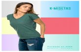 Fundada en 2006 - K-Misetas Y K-Misetas S.A.S....k-misetas.com.co pág. 8 camisetas Colores de línea o stock Aplicaciones 100% algodón ring spun jersey pre-encogido 153 gramos Tallas