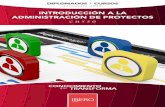 INTRODUCCIÓN A LA ADMINISTRACIÓN DE PROYECTOS curso · El curso Introducción a la Administración de Proyectos que ofrece la Universidad Iberoamericana León, brindará a los participantes