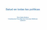 Salud en todas las políticas - Gobierno de Chile...Factores y mecanismos por los cuales las condiciones sociales afectan el nivel de salud. “ las caracteristicas sociales donde