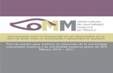 observatorio de mortalidad materna en México · evaluación y monitoreo de avances del “Plan para acelerar la reducción de la mortalidad materna y de la morbilidad materna grave”