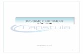 INFORME ECONOMICO AÑO 2016 - CAPSTULAcapstulaonline.com.ve/cap/wp-content/uploads/2017/03/... · 2017-03-22 · CAPSTULA adaptó su Contabilidad al nuevo Catalogo de Cuentas, de