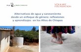 Alternativas de agua y saneamiento desde un enfoque de género: … · 2019-04-18 · Alternativas de agua y saneamiento desde un enfoque de género: reflexiones y aprendizajes en
